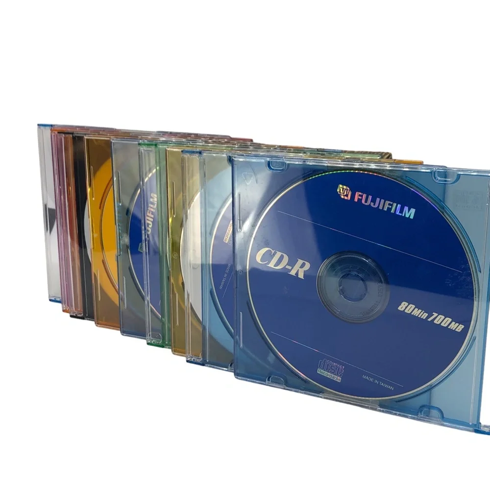 FUJIFILM CD-R Music 10 Slim Pack 80 Min*700MB Disc Recordable -OPEN/NOT SEALED